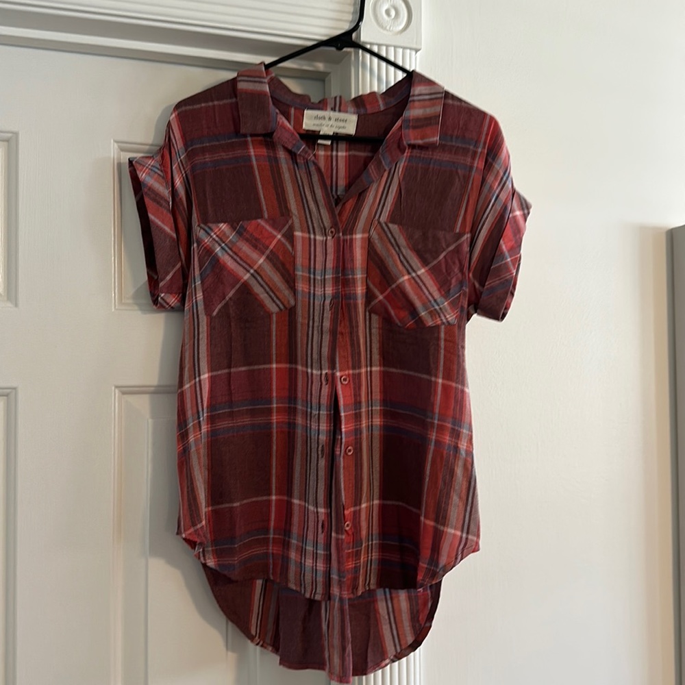 Plaid button up